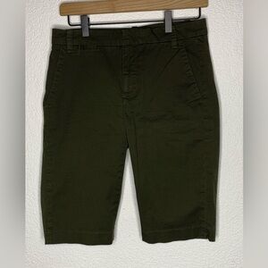 Vince shorts pocket coin sz 4 olive green women’s